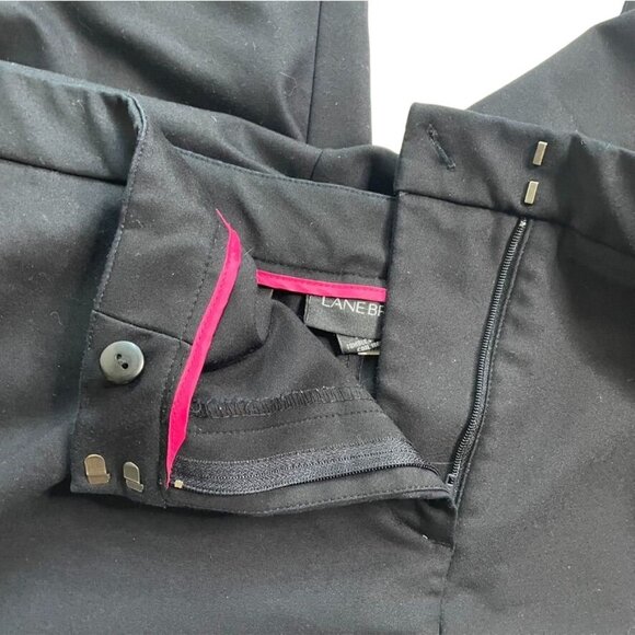 Lane Bryant Womens Black Cropped Stretch Pants Plus Size 28 u - Picture 9 of 11